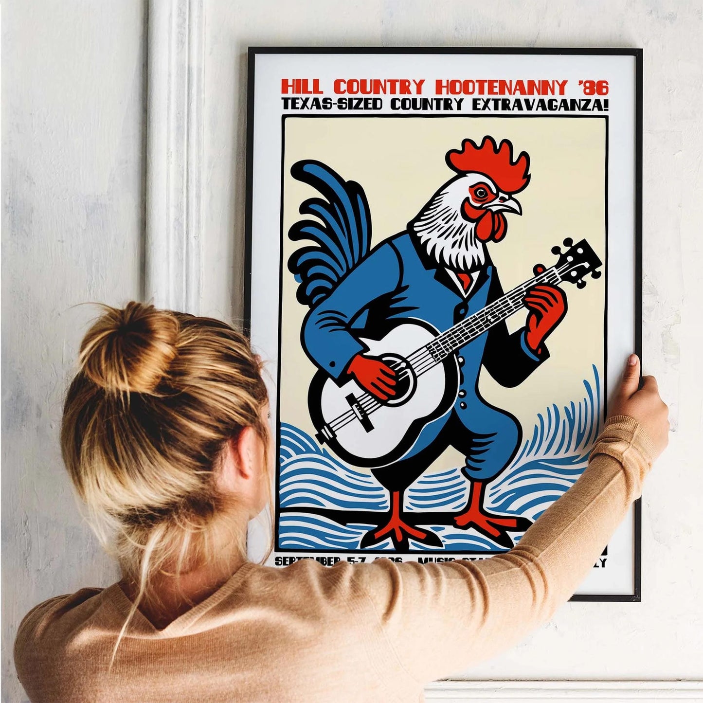 Texas Country Fest Poster 1986