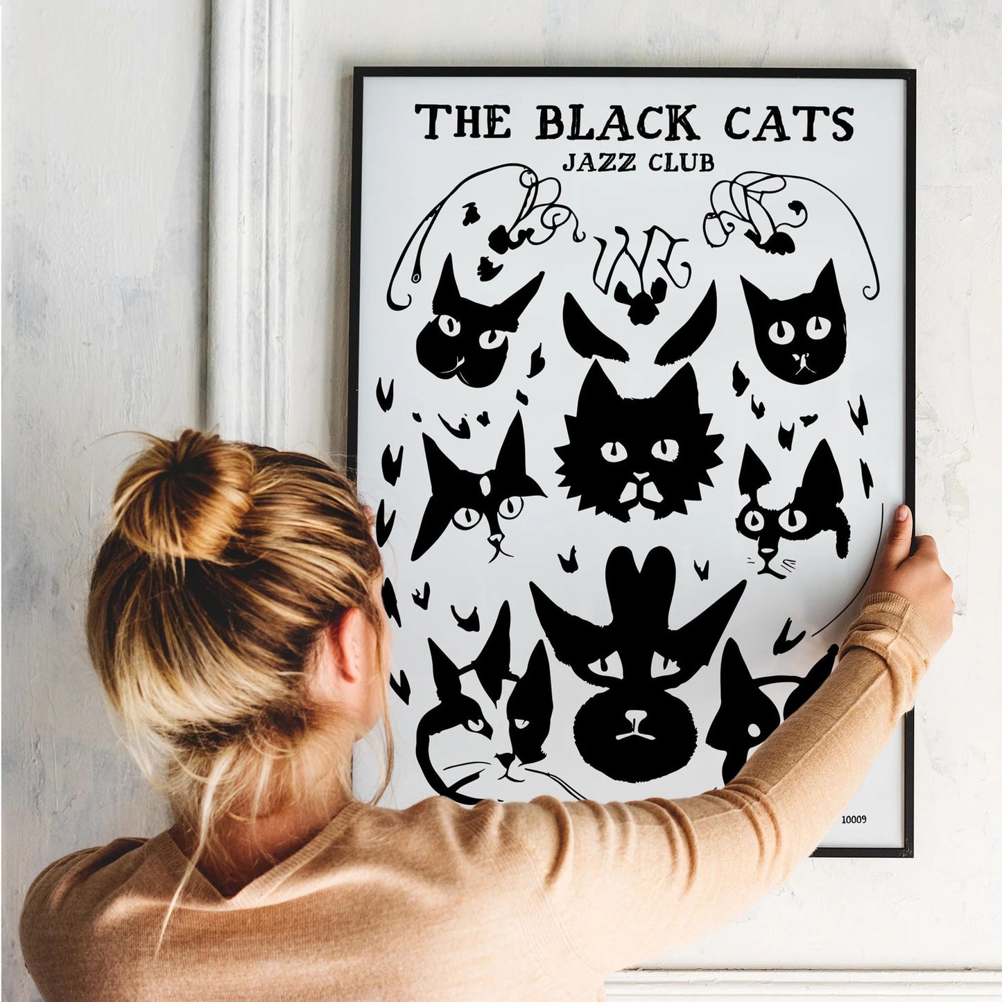 The Black Cats Jazz Club Poster