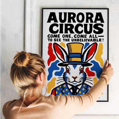 Aurora Circus Vintage Poster