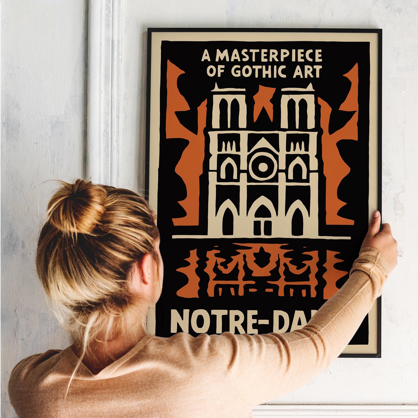 Notre Dame Gothic Art Print