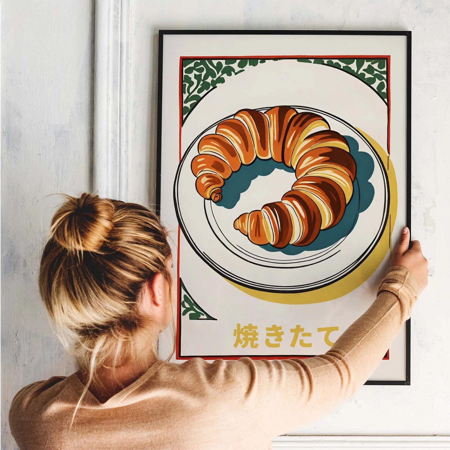 Japanese Croissant Art Print