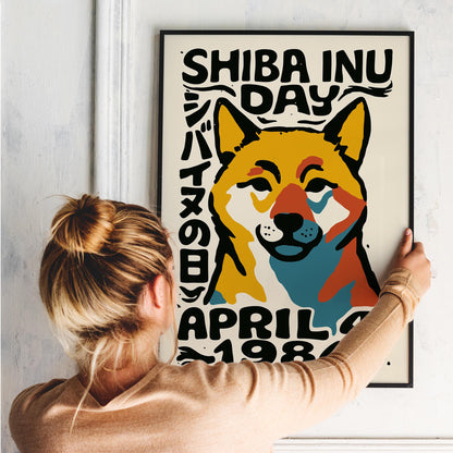 Shiba Inu Day Poster