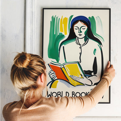 Vintage World Book Day Poster