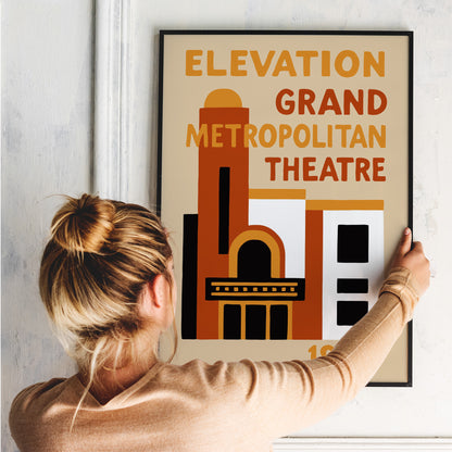 Grand Metropolitan Theatre 1928 Poster