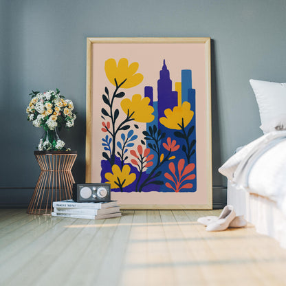 City Bloom Poster Print