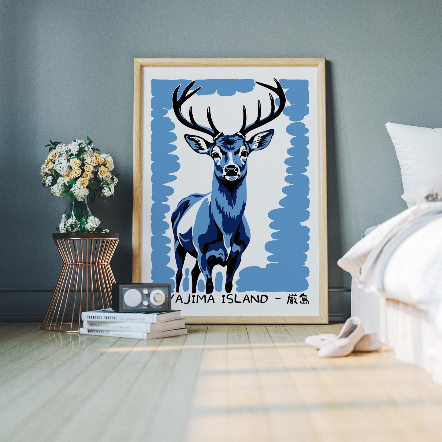 Miyajima Deer Poster Print