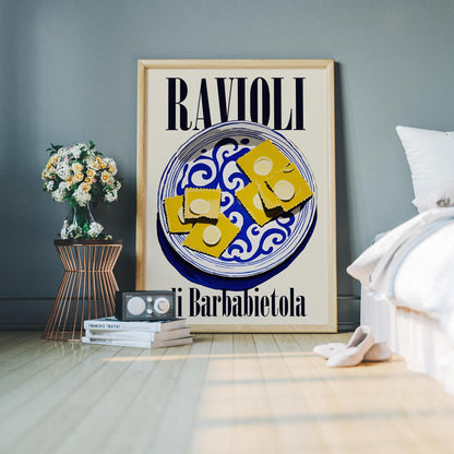 Ravioli Italian Food Poster