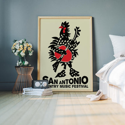 San Antonio Music Festival Poster Print