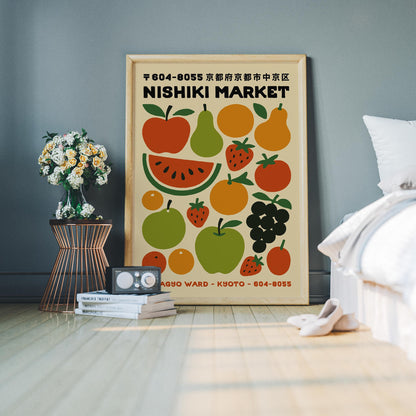 Nishiki Market Fruit Poster