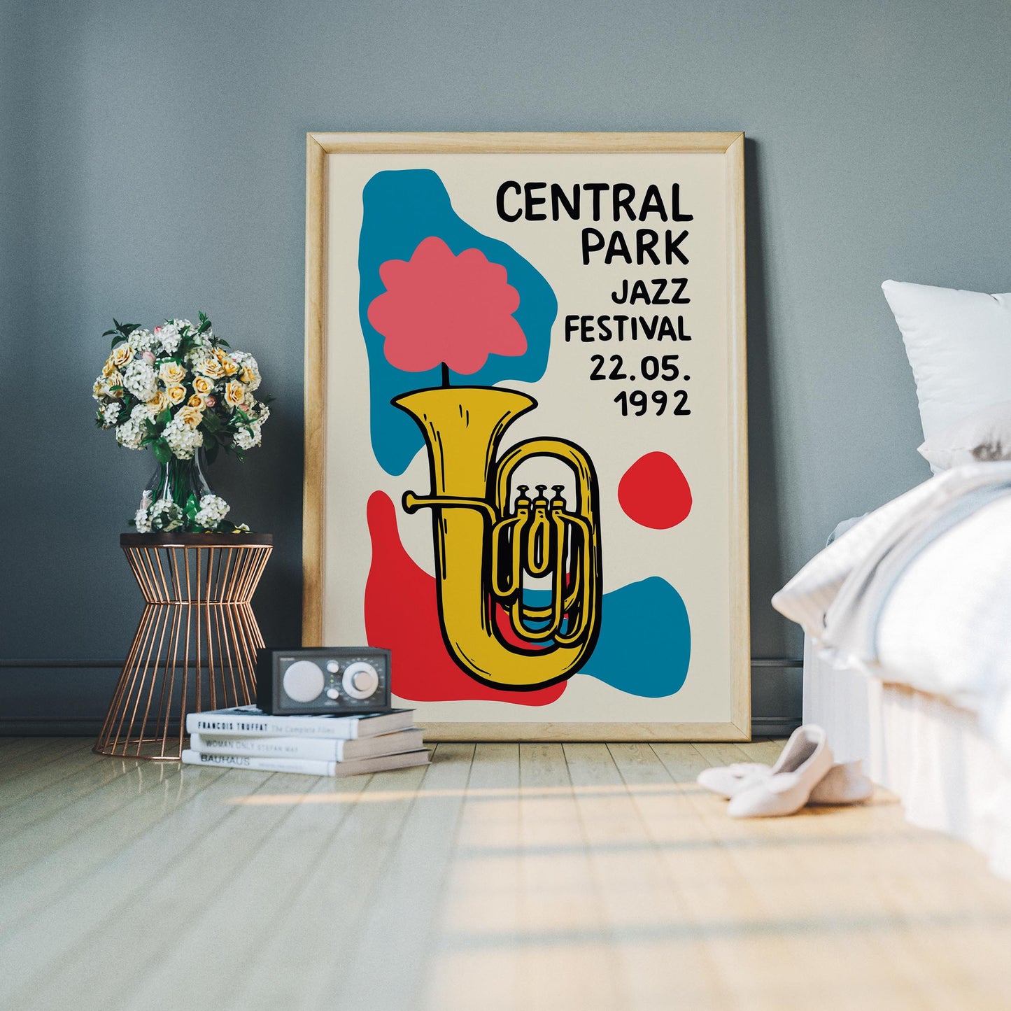 Central Park Jazz Poster
