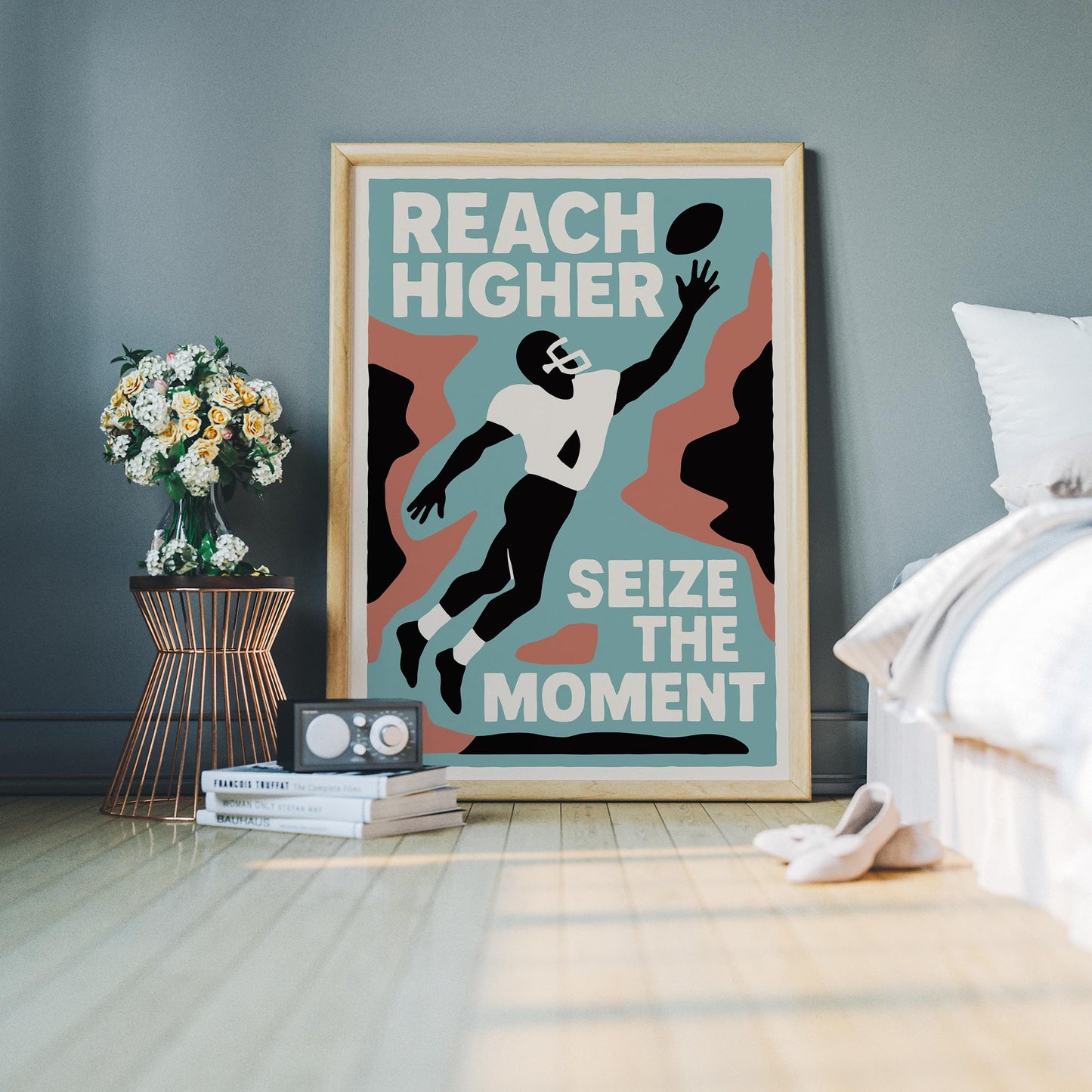 Football Motivation Poster Print