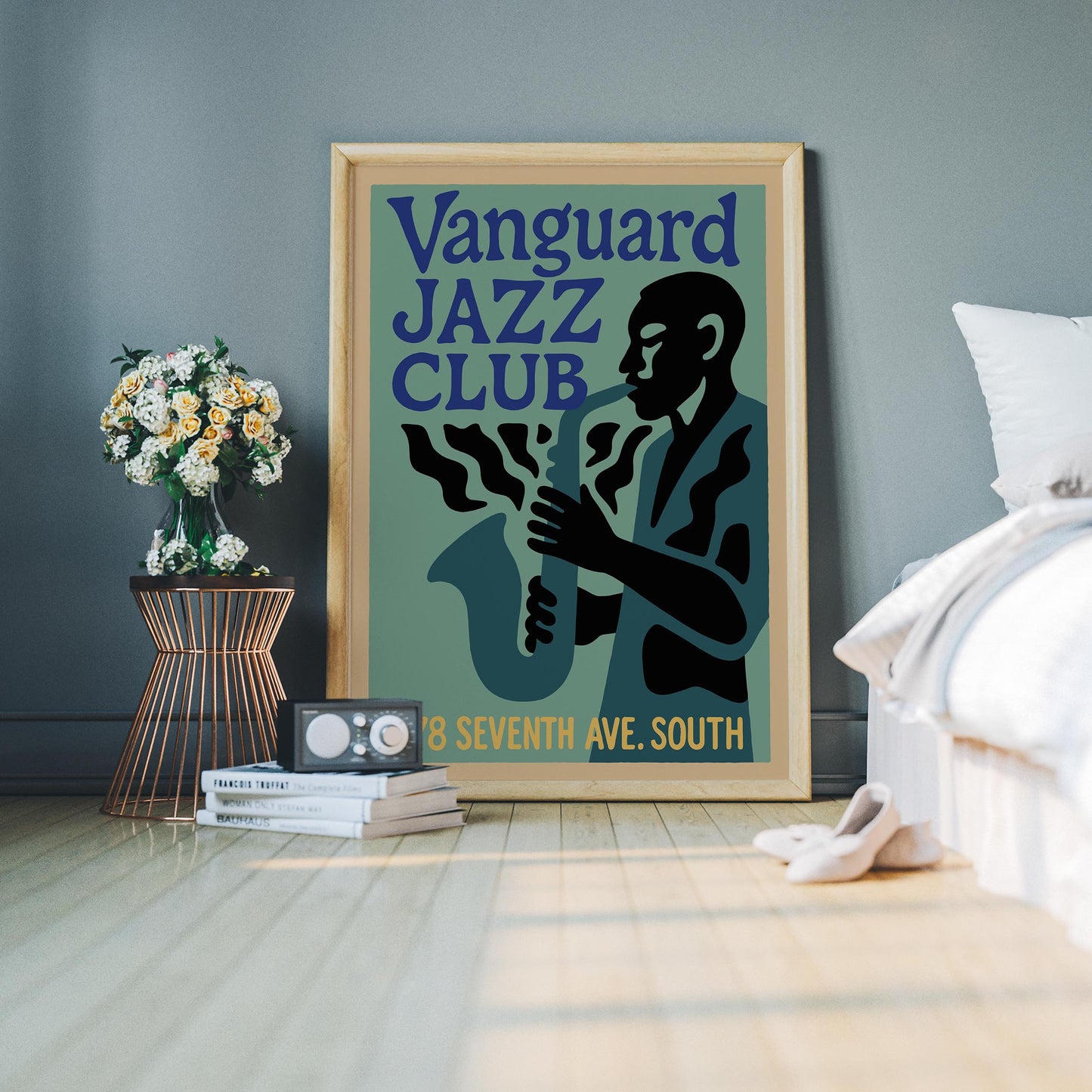 Vintage Jazz Club Wall Art
