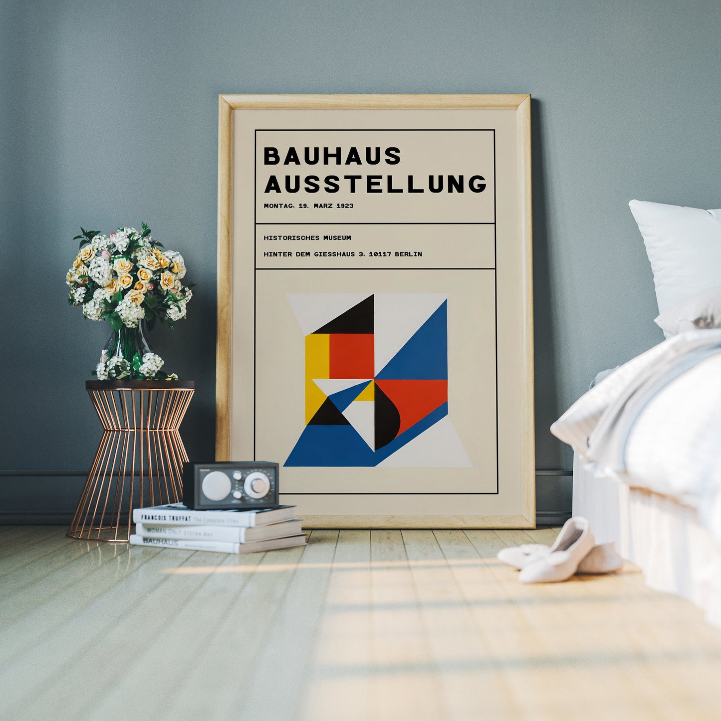 Bauhaus 1923 Retro Poster