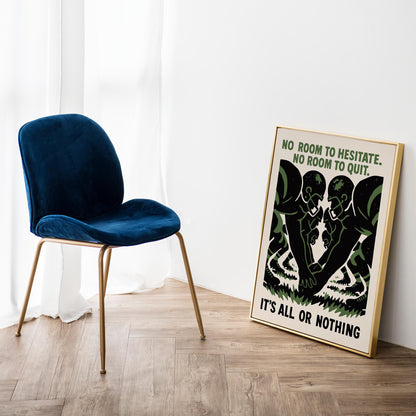 All Or Nothing Football Poster