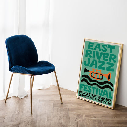 East River Jazz Festival Poster