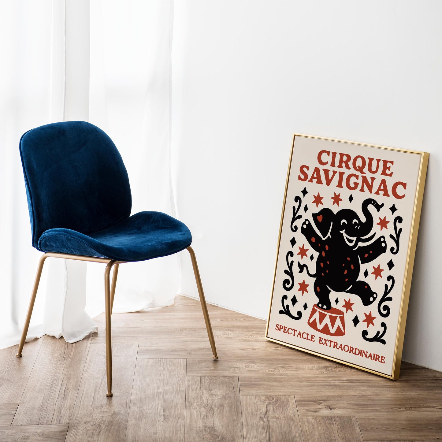 Cirque Savignac Circus Art Print