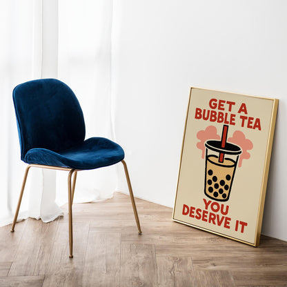 Bubble Tea Poster Print