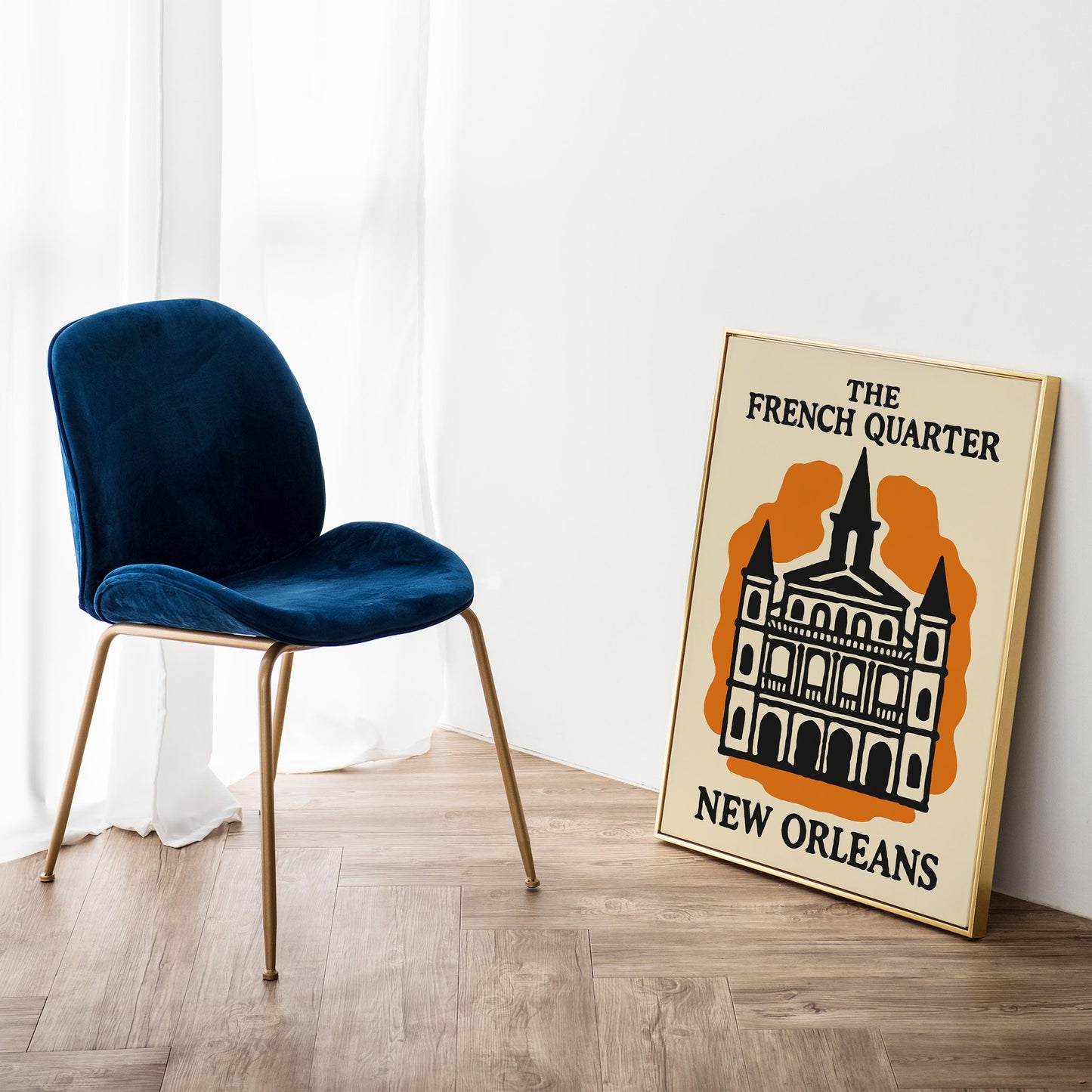 French Quarter Travel Poster