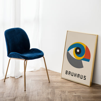 Bauhaus Minimalist Eye Poster