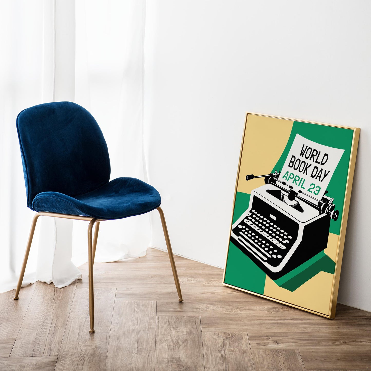 World Book Day Typewriter Poster