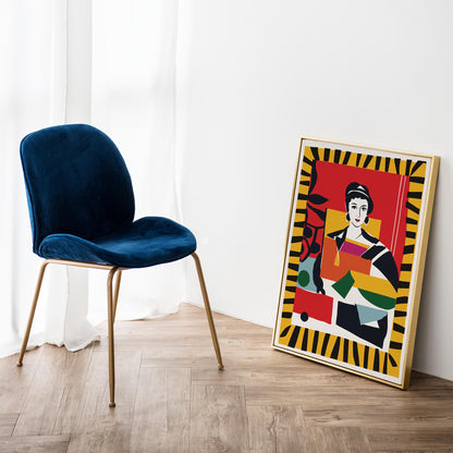 Colorful Geometric Figure Wall Art Print