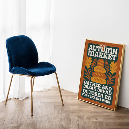 NYC Autumn Market Poster