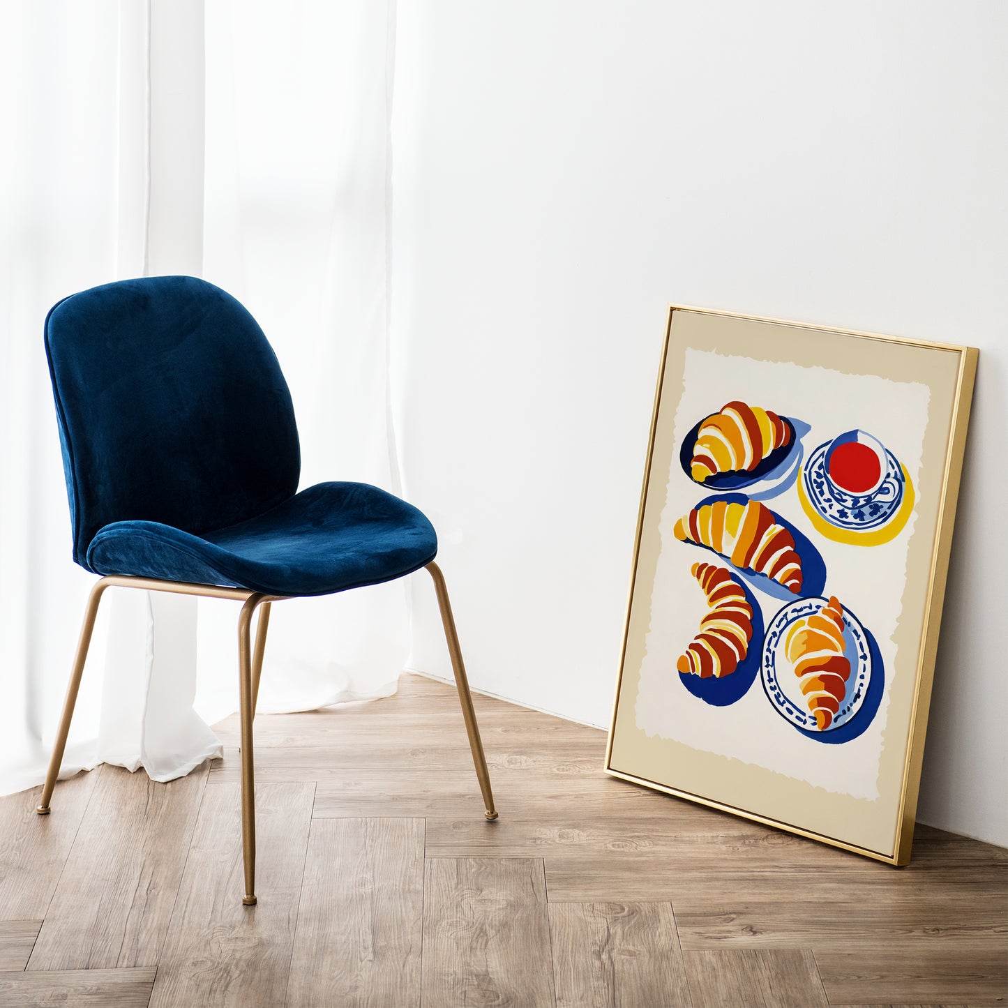 French Croissants Art Print