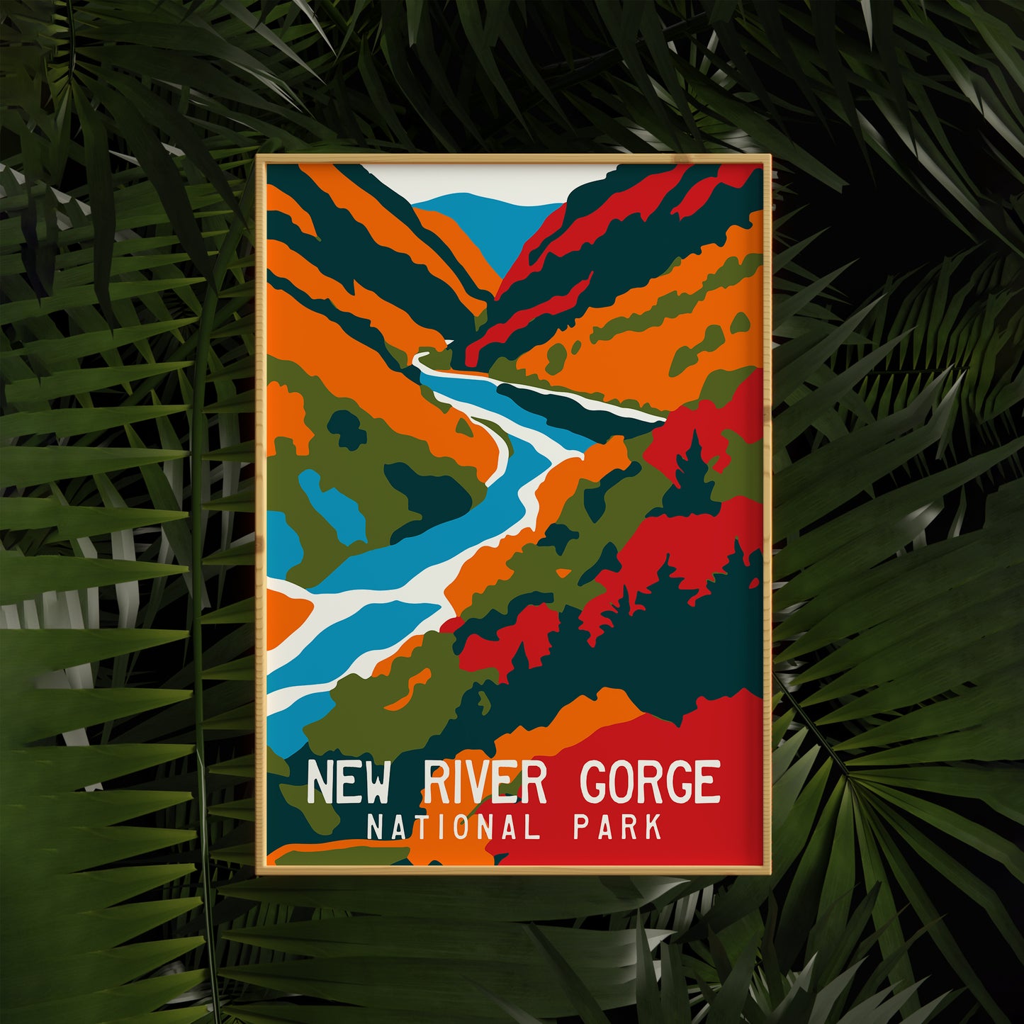 New River Gorge Travel Poster