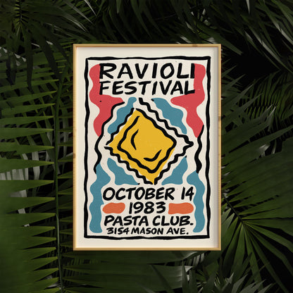 Ravioli Festival Poster Print