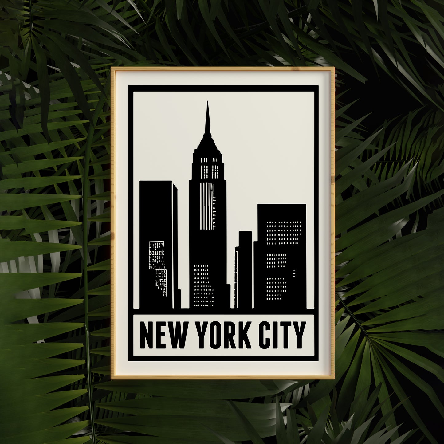 NYC Minimal Retro Poster