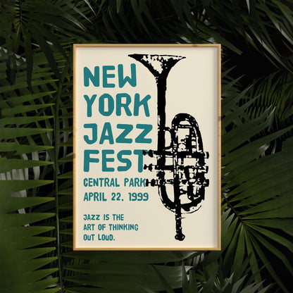 New York Jazz Festival Print