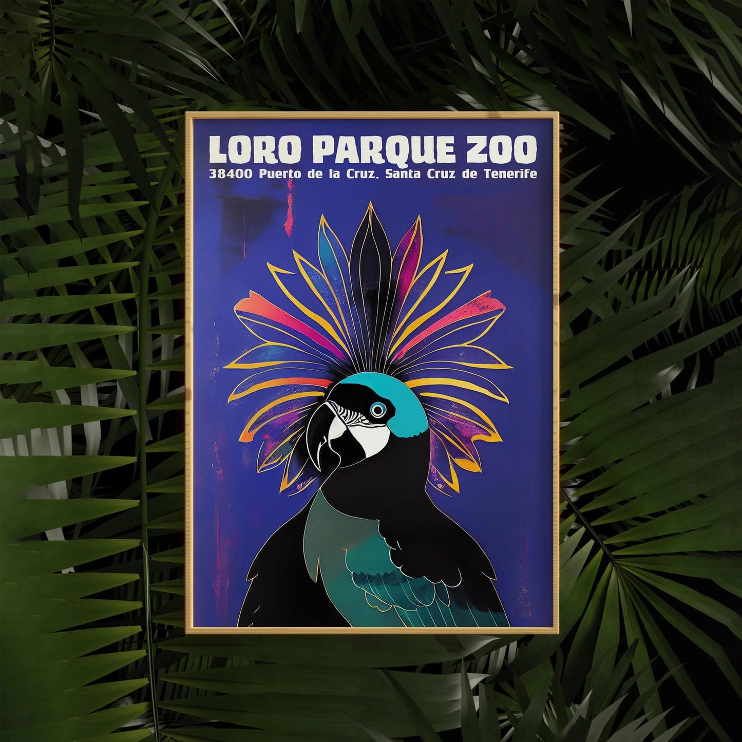 Loro Parque Vintage Zoo Poster
