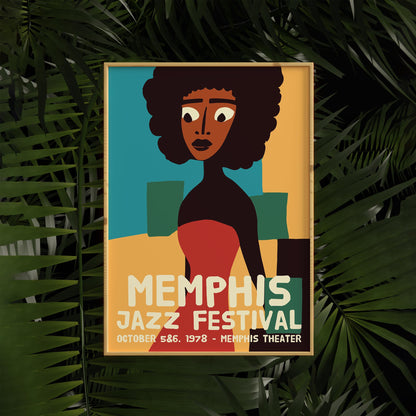 Memphis Jazz Festival Poster Print
