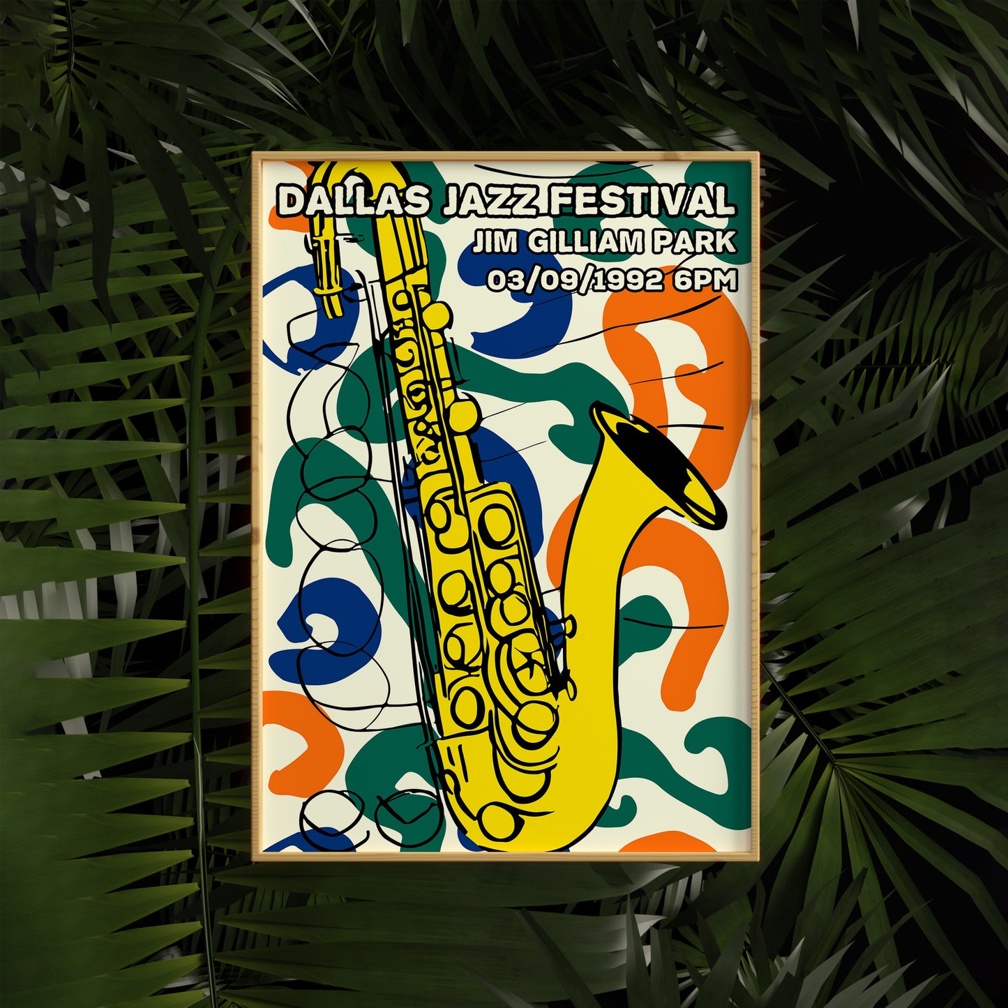 Dallas Jazz Festival Vintage Poster