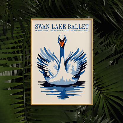 Swan Lake Ballet Poster