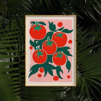 Artfully Tomatoes Wall Art Print