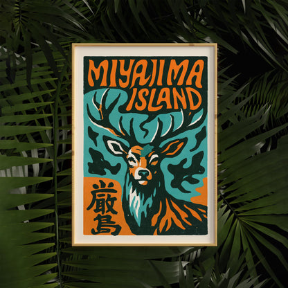Miyajima Deer Travel Print