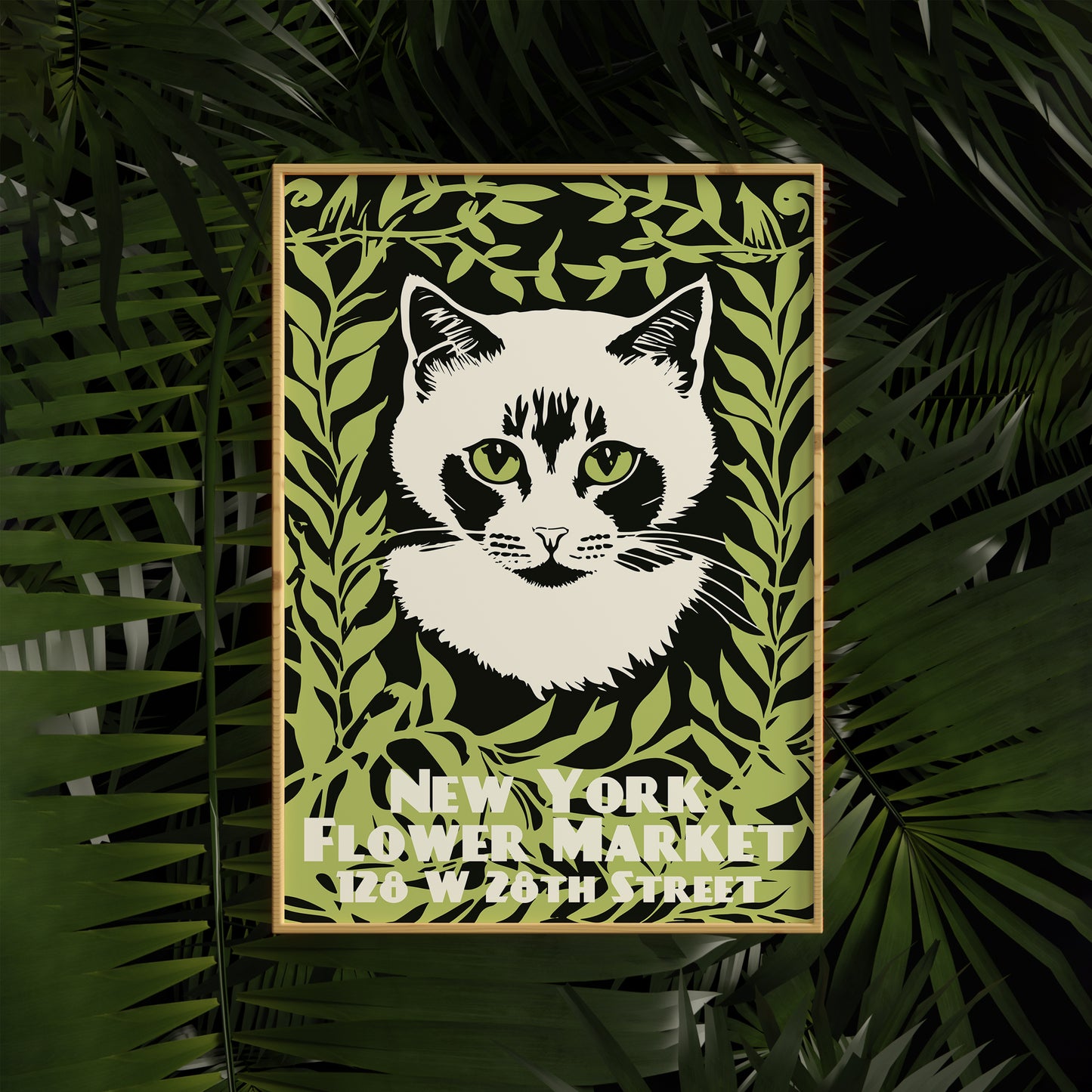 New York Flower Market Poster