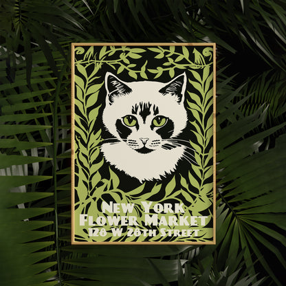 New York Flower Market Poster