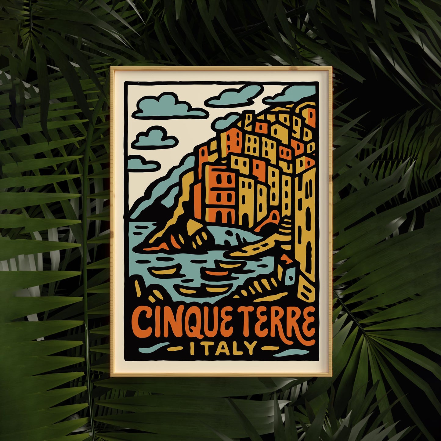 Cinque Terre Travel Poster