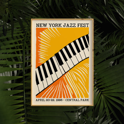 New York Jazz Fest Poster Print