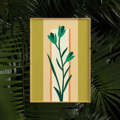 Modern Minimalist Botanical Art Print