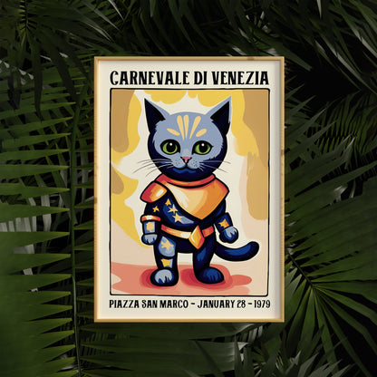 Carnevale De Venezia Vintage Poster