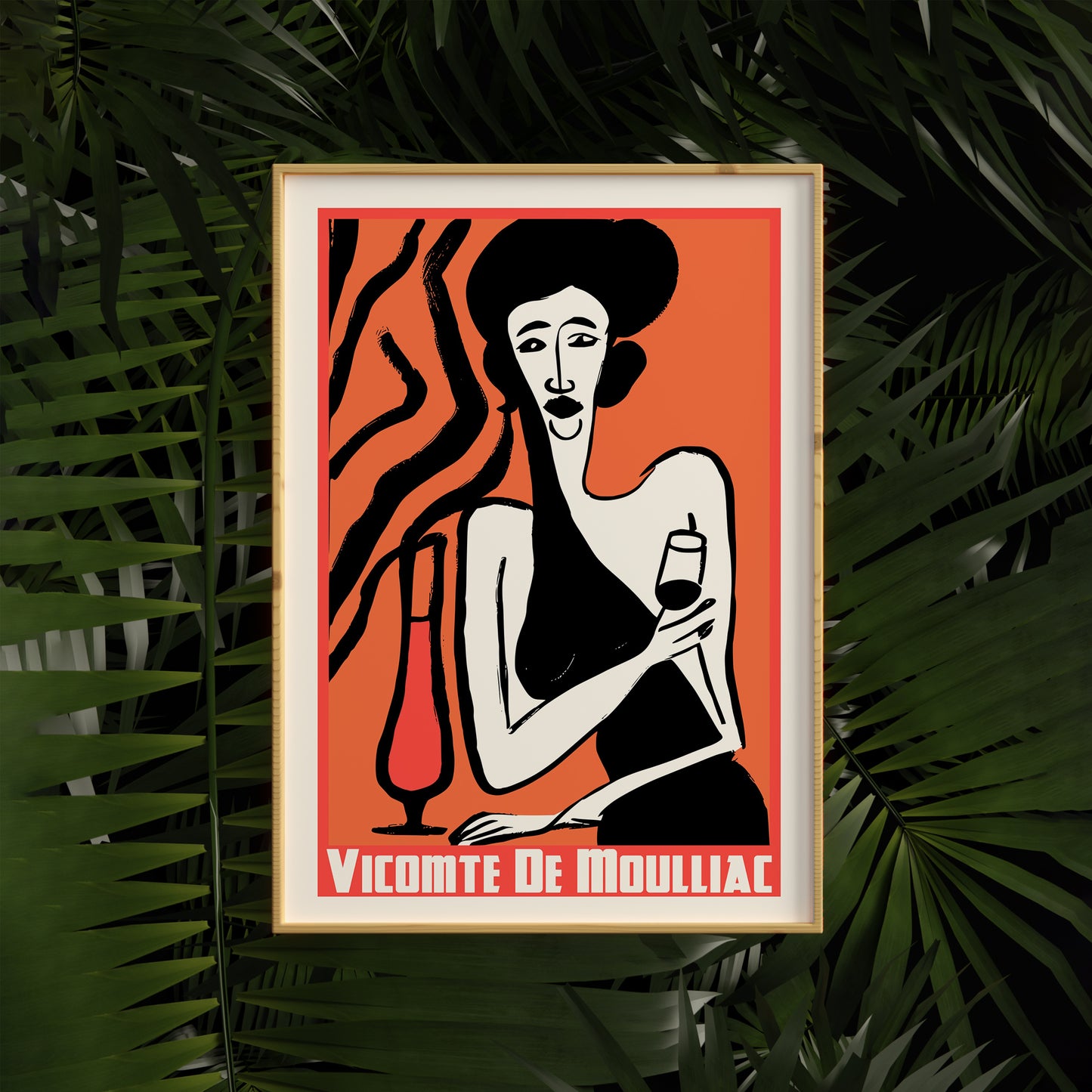 Vintage French Wine Poster