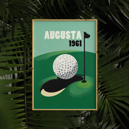 Augusta 1961 Golfing Poster