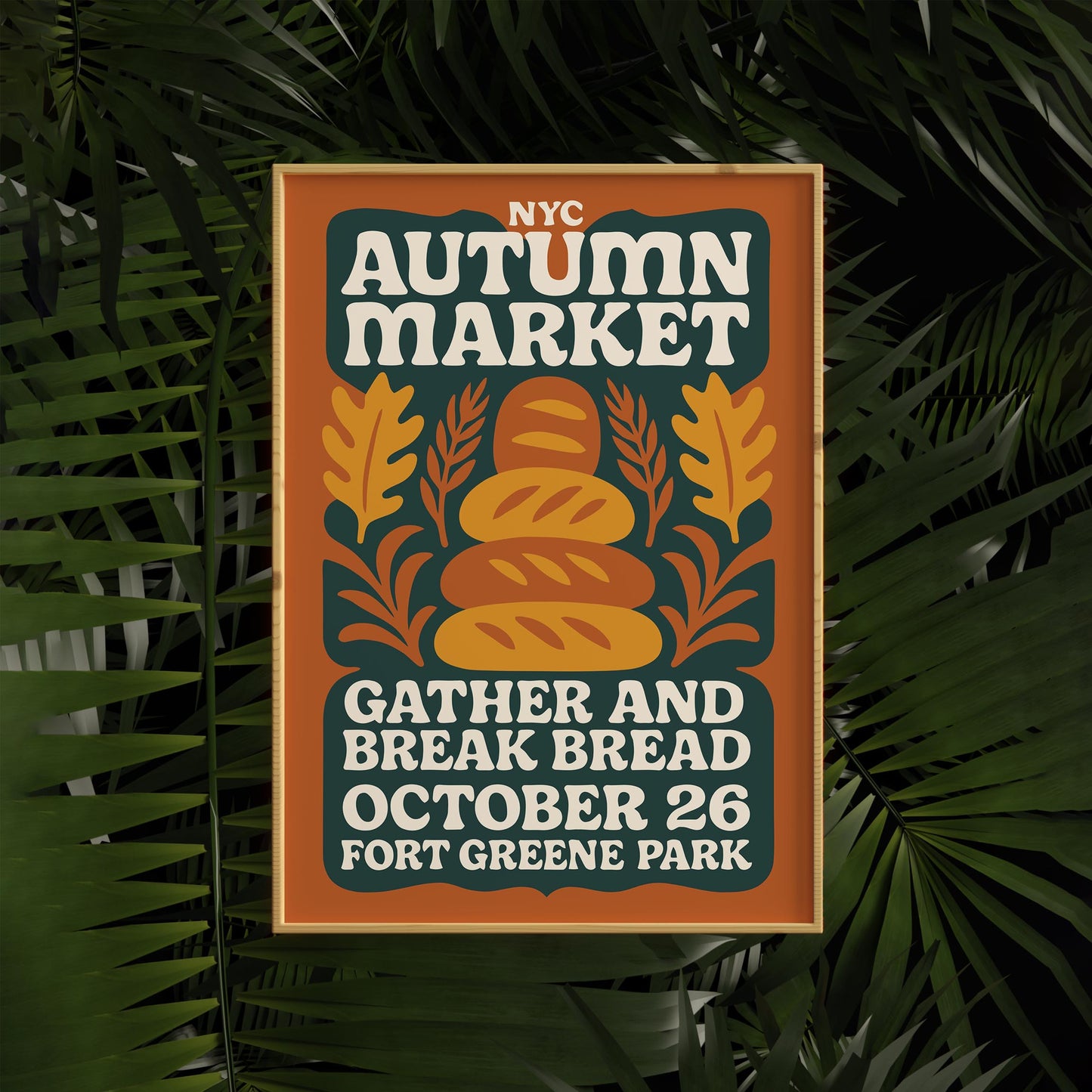 NYC Autumn Market Poster