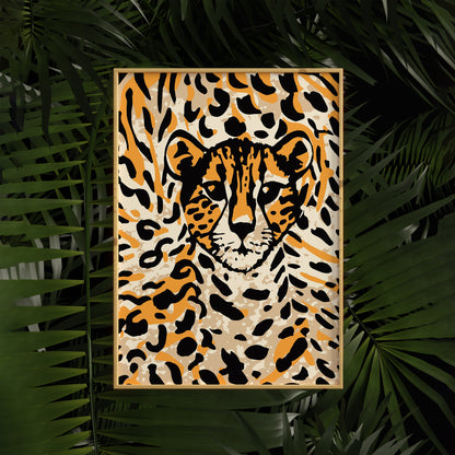 Baby Cheetah Artistic Wall Art