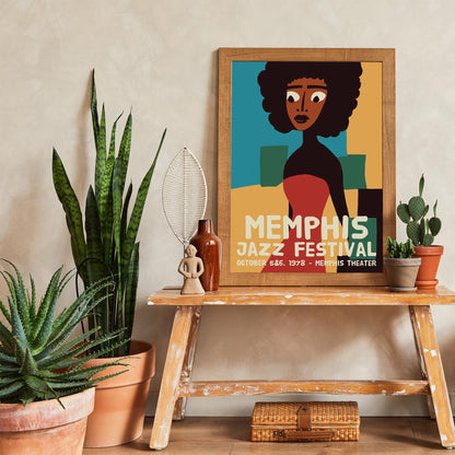 Memphis Jazz Festival Poster Print