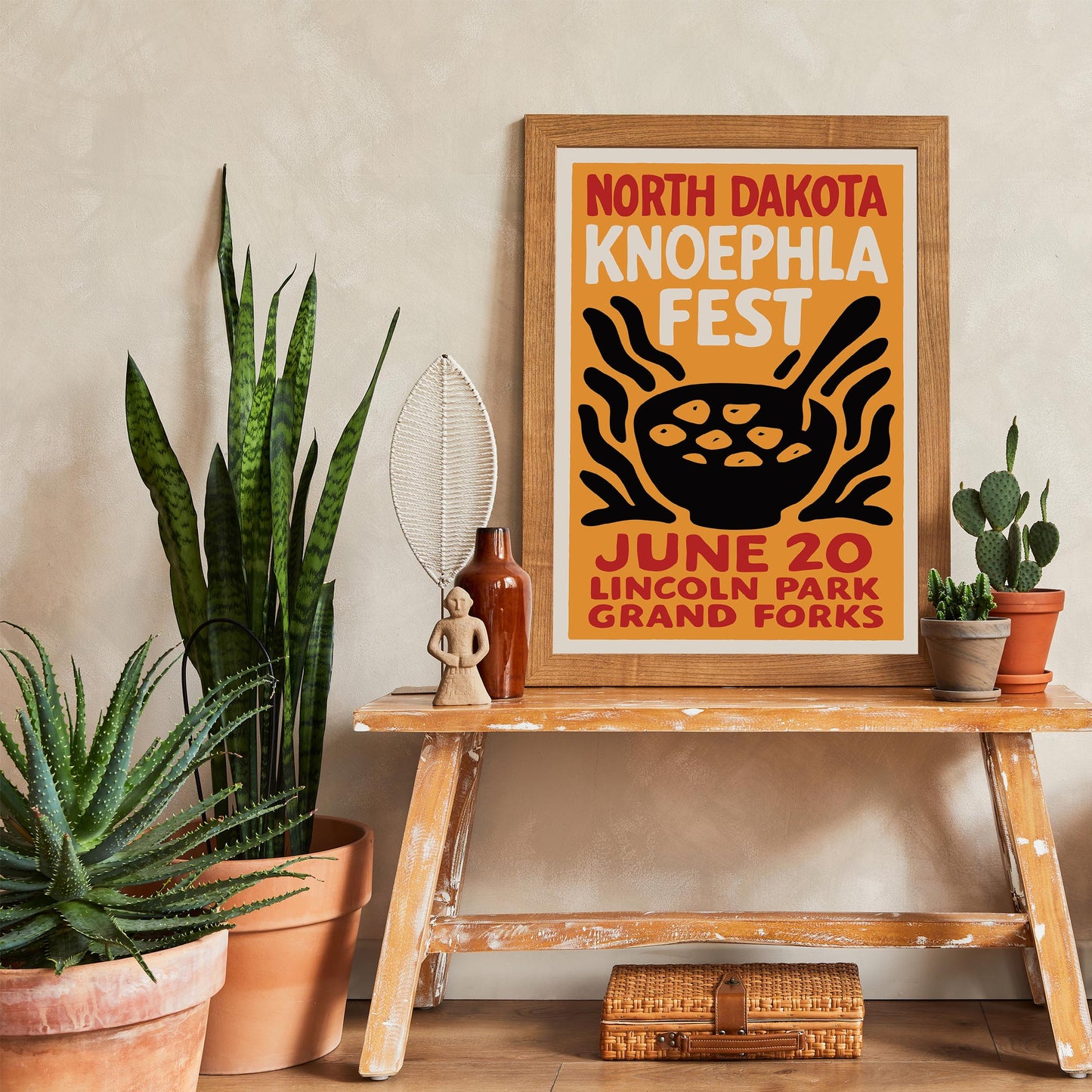 North Dakota Knoephla Fest Poster