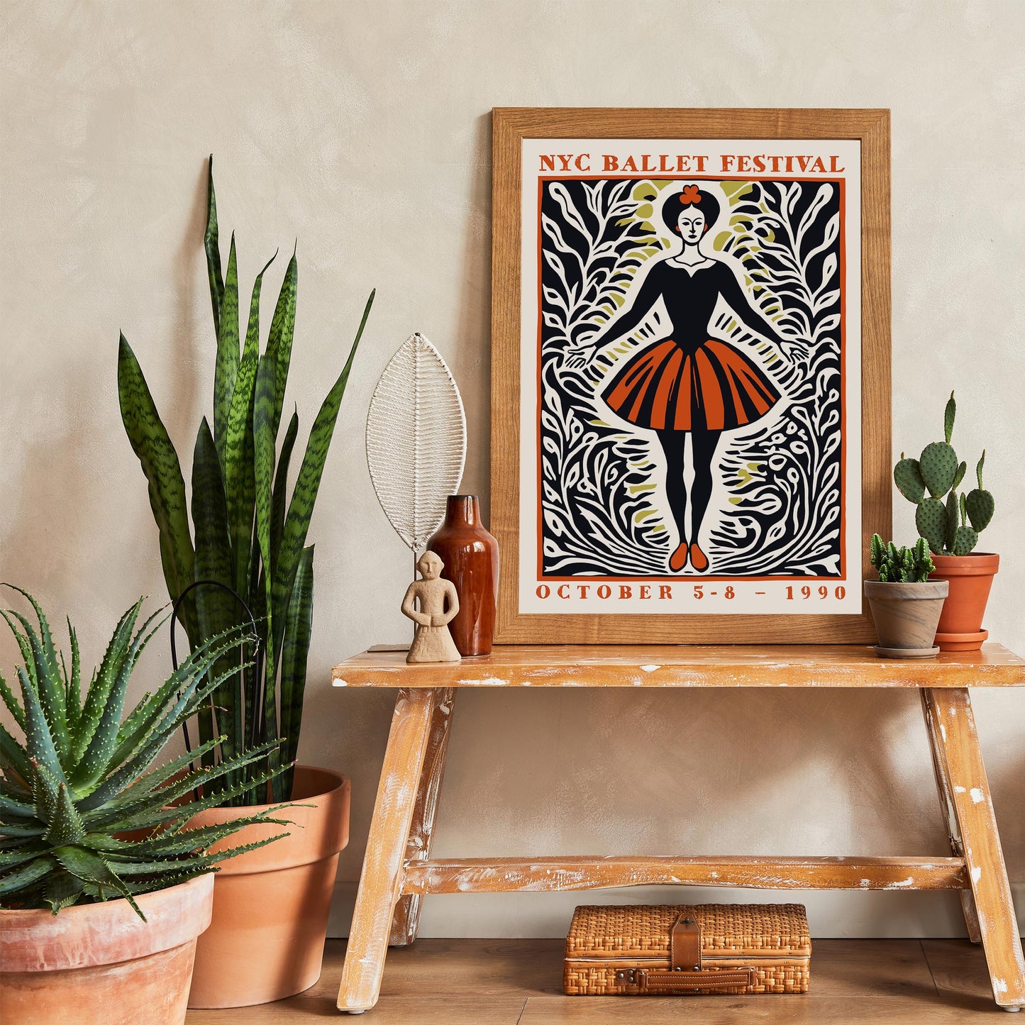 NYC Ballet Festival 1990 Poster Print